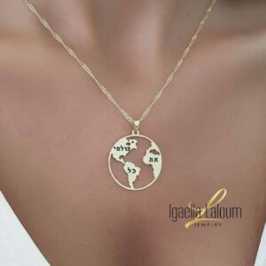 Gold plated entire world