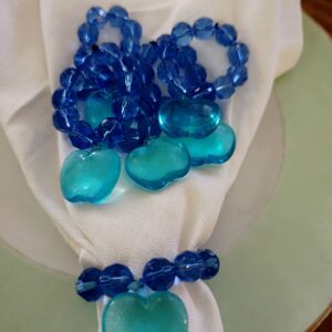 Swarovski stones appel napkins holders (6)