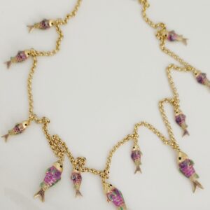 Fishes fishes necklace