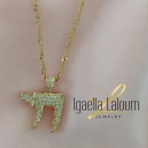 Chai zirkones necklace